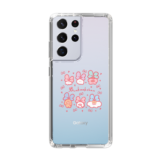 Slim Protection Case［ Mokumoku-chan - Ribbons ］