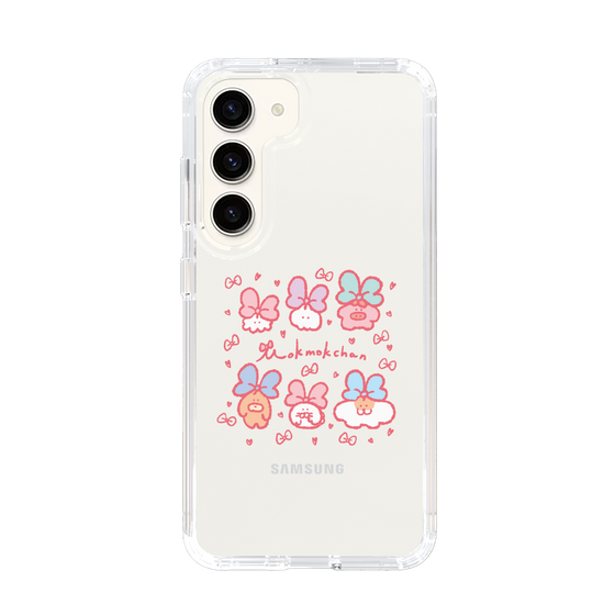 Slim Protection Case［ Mokumoku-chan - Ribbons ］