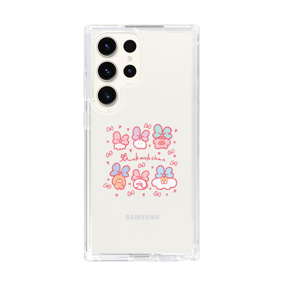 Slim Protection Case［ Mokumoku-chan - Ribbons ］