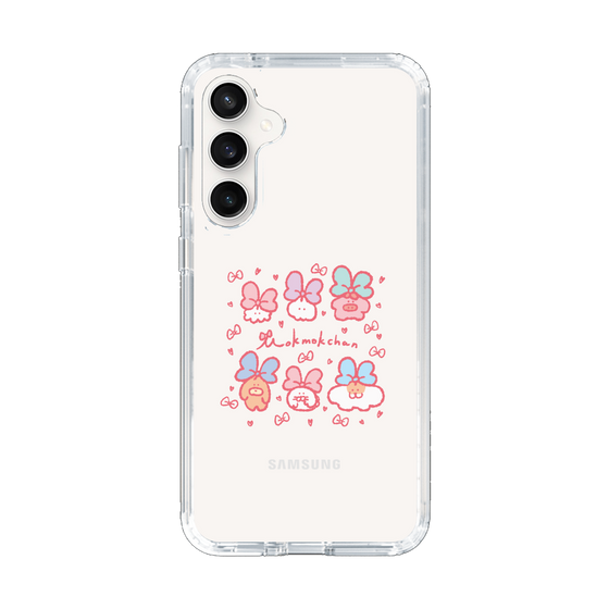 Slim Protection Case［ Mokumoku-chan - Ribbons ］