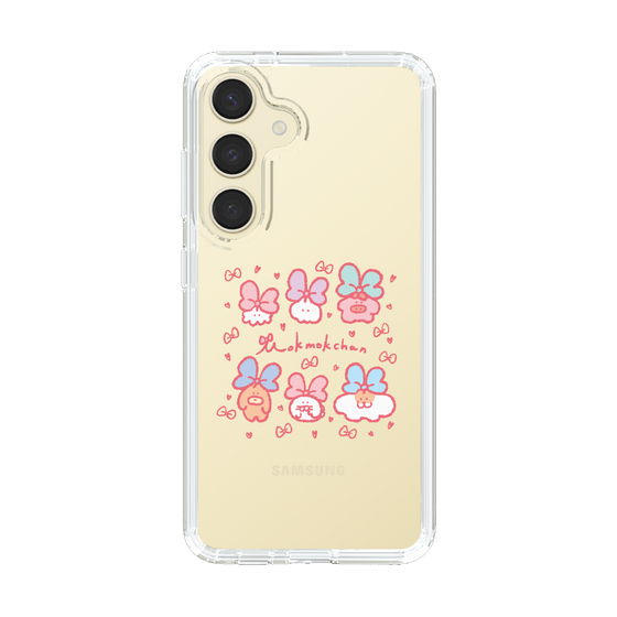 Slim Protection Case［ Mokumoku-chan - Ribbons ］