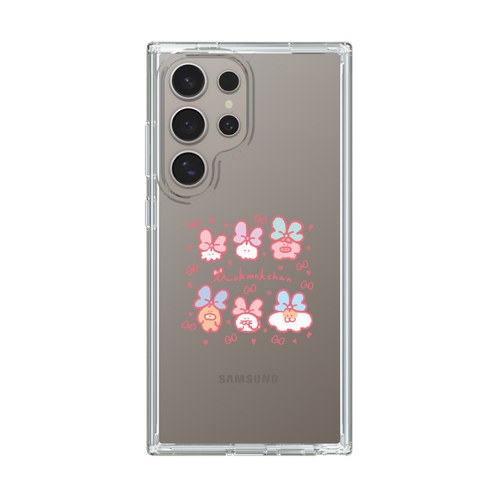 Slim Protection Case［ Mokumoku-chan - Ribbons ］