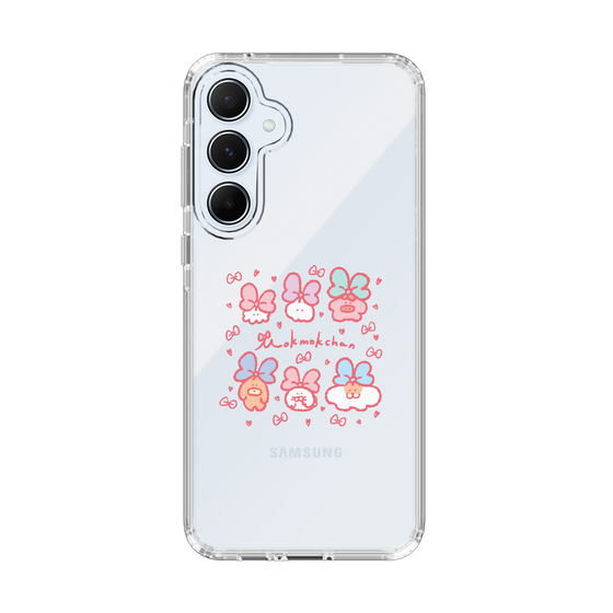 Slim Protection Case［ Mokumoku-chan - Ribbons ］