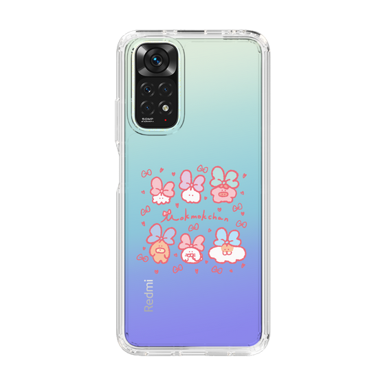 Slim Protection Case［ Mokumoku-chan - Ribbons ］