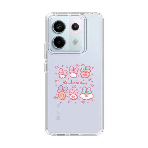 Slim Protection Case［ Mokumoku-chan - Ribbons ］