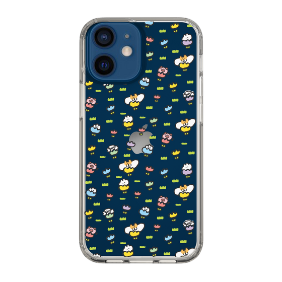 Slim Protection Case［ Mokumoku-chan - Flower - All-over Pattern ］