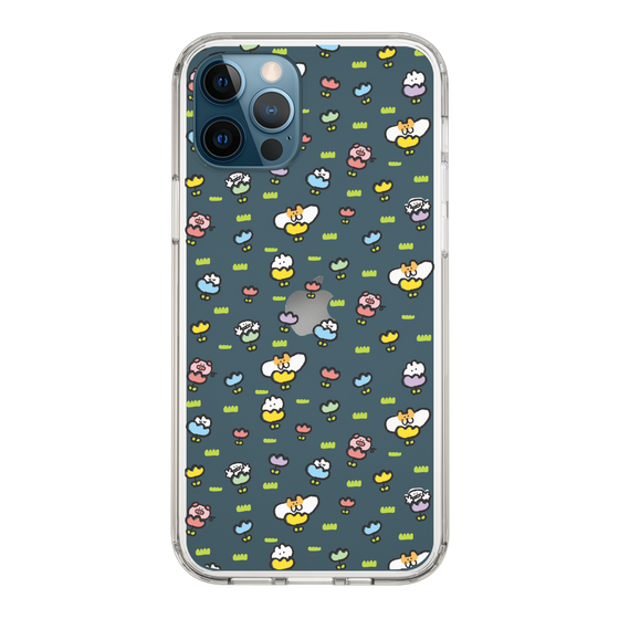 Slim Protection Case［ Mokumoku-chan - Flower - All-over Pattern ］