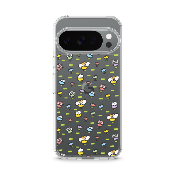 Slim Protection Case［ Mokmokchan - Flower - All-over Pattern ］