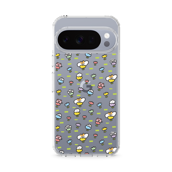 Slim Protection Case［ Mokmokchan - Flower - All-over Pattern ］