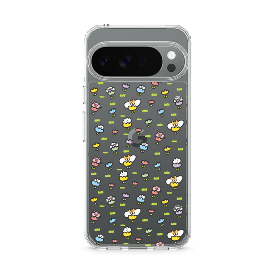 Slim Protection Case［ Mokmokchan - Flower - All-over Pattern ］
