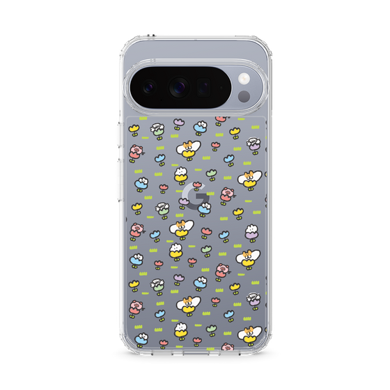 Slim Protection Case［ Mokmokchan - Flower - All-over Pattern ］