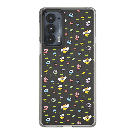 Slim Protection Case［ Mokumoku-chan - Flower - All-over Pattern ］