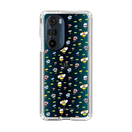 Slim Protection Case［ Mokumoku-chan - Flower - All-over Pattern ］