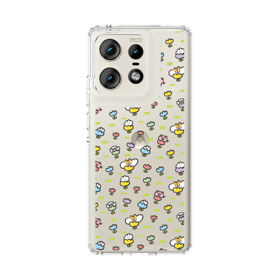 Slim Protection Case［ Mokmokchan - Flower - All-over Pattern ］