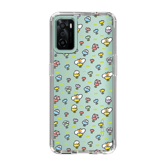 Slim Protection Case［ Mokumoku-chan - Flower - All-over Pattern ］