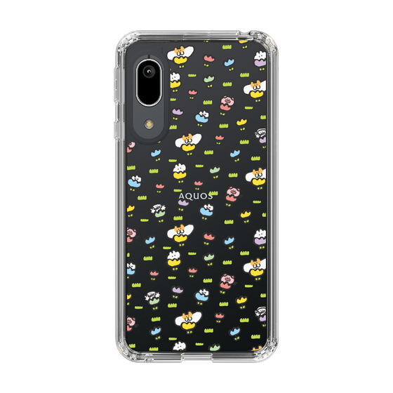 Slim Protection Case［ Mokumoku-chan - Flower - All-over Pattern ］