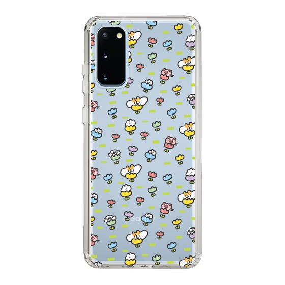Slim Protection Case［ Mokumoku-chan - Flower - All-over Pattern ］