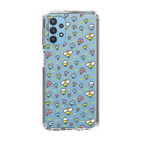 Slim Protection Case［ Mokumoku-chan - Flower - All-over Pattern ］