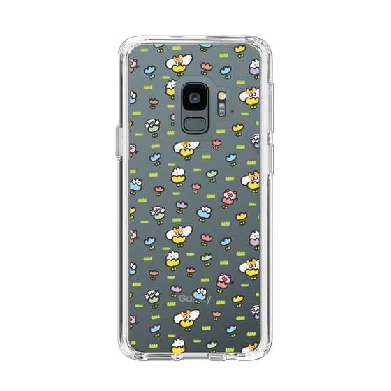 Slim Protection Case［ Mokumoku-chan - Flower - All-over Pattern ］