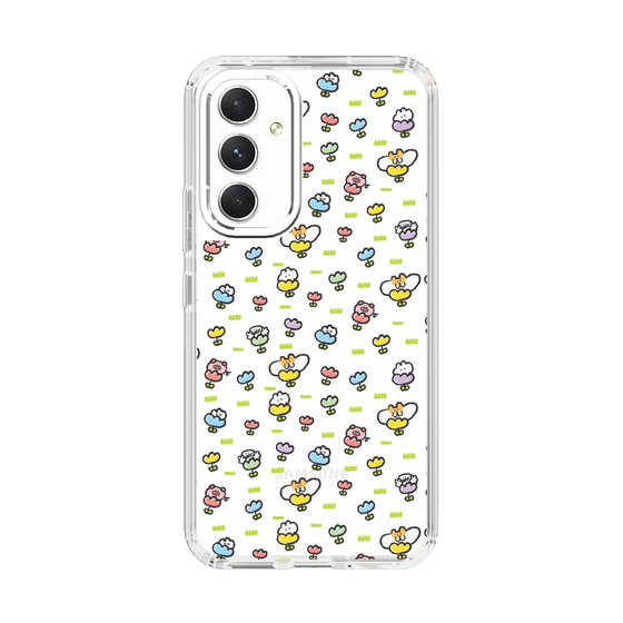 Slim Protection Case［ Mokumoku-chan - Flower - All-over Pattern ］