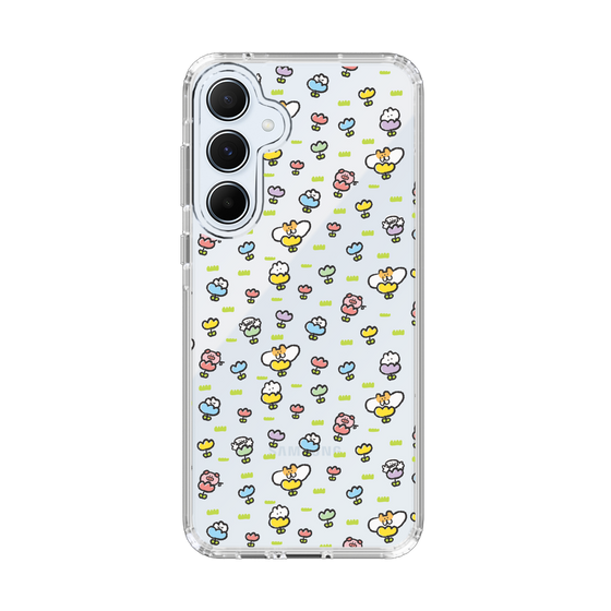 Slim Protection Case［ Mokumoku-chan - Flower - All-over Pattern ］