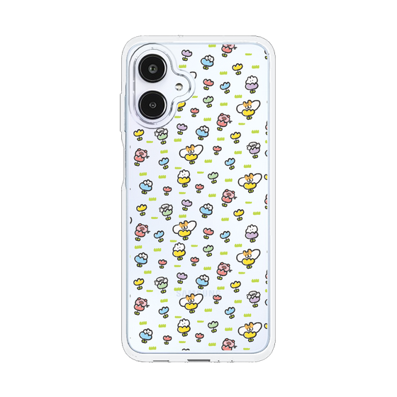 Slim Protection Case［ Mokmokchan - Flower - All-over Pattern ］
