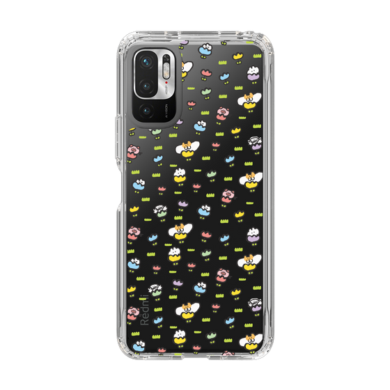 Slim Protection Case［ Mokumoku-chan - Flower - All-over Pattern ］