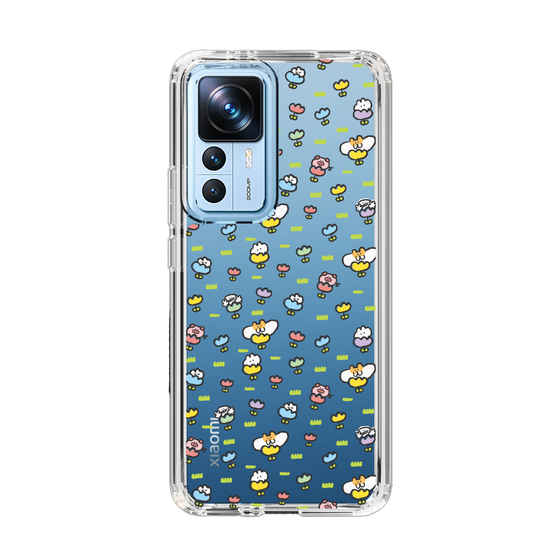 Slim Protection Case［ Mokumoku-chan - Flower - All-over Pattern ］