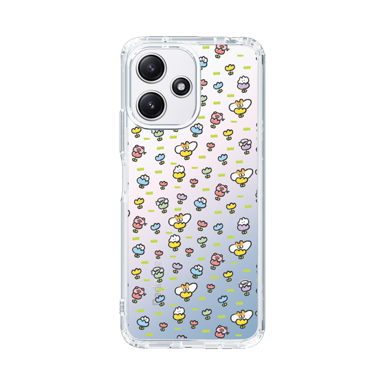Slim Protection Case［ Mokumoku-chan - Flower - All-over Pattern ］