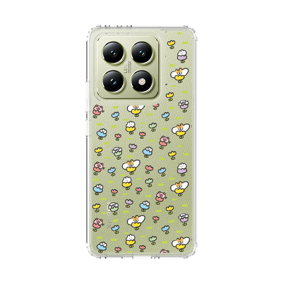 Slim Protection Case［ Mokmokchan - Flower - All-over Pattern ］