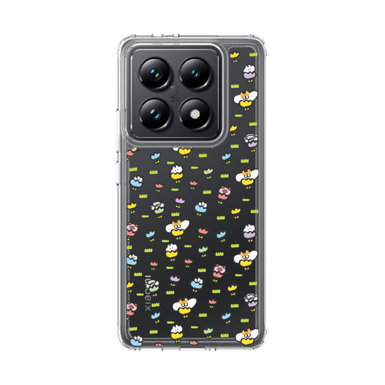 Slim Protection Case［ Mokmokchan - Flower - All-over Pattern ］