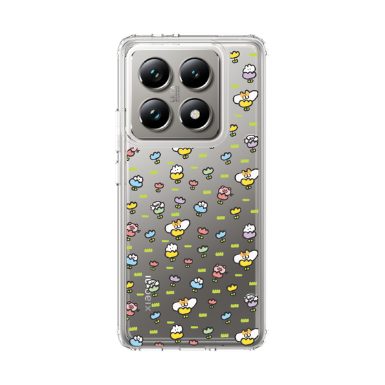 Slim Protection Case［ Mokmokchan - Flower - All-over Pattern ］