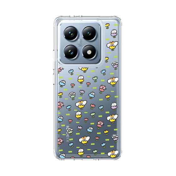 Slim Protection Case［ Mokmokchan - Flower - All-over Pattern ］