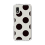 Slim Protection Case［ Simple Dot - Black ］