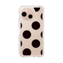 Slim Protection Case［ Simple Dot - Black ］