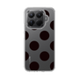 Slim Protection Case［ Simple Dot - Black ］