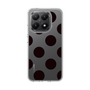 Slim Protection Case［ Simple Dot - Black ］