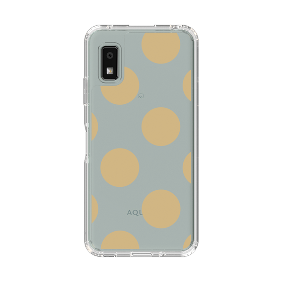 Slim Protection Case［ Simple Dot - Beige ］