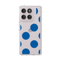 Slim Protection Case［ Simple Dot - Blue ］