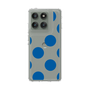 Slim Protection Case［ Simple Dot - Blue ］