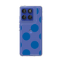 Slim Protection Case［ Simple Dot - Blue ］