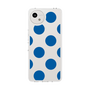 Slim Protection Case［ Simple Dot - Blue ］