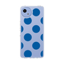 Slim Protection Case［ Simple Dot - Blue ］