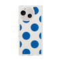 Slim Protection Case［ Simple Dot - Blue ］