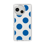 Slim Protection Case［ Simple Dot - Blue ］