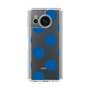 Slim Protection Case［ Simple Dot - Blue ］
