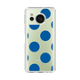 Slim Protection Case［ Simple Dot - Blue ］