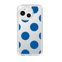 Slim Protection Case［ Simple Dot - Blue ］
