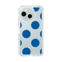 Slim Protection Case［ Simple Dot - Blue ］
