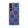 Slim Protection Case［ Simple Dot - Blue ］